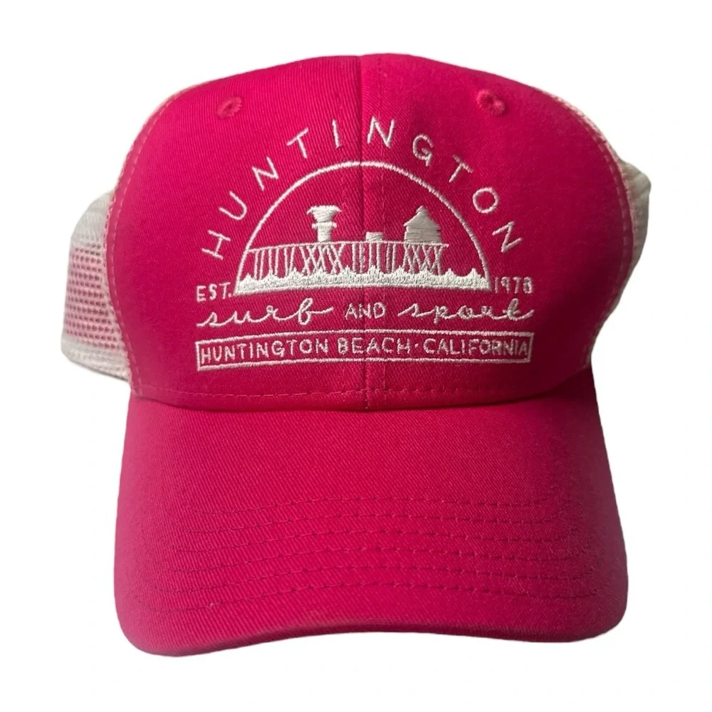 Youth Pink Huntington Surf and Sport Trucker Hat